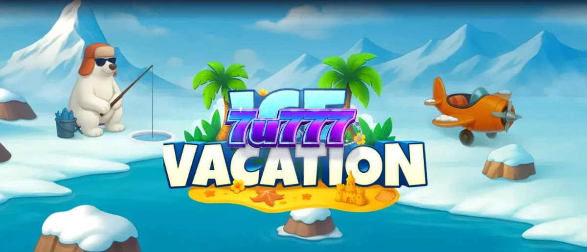 Ice Vacation স্লট গেমের রঙিন এবং হিমশীতল ইন্টারফেসের দৃশ্য